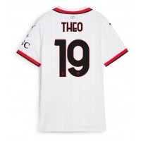 Zenski Nogometni Dres AC Milan Theo Hernandez #19 Gostujuci 2024-25 Kratak Rukav